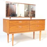 RETRO VINTAGE 20TH CENTURY MIRROR BACK DRESSING TABLE