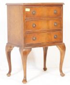 20TH CENTURY QUEEN ANNE REVIVAL BEDSIDE CHEST