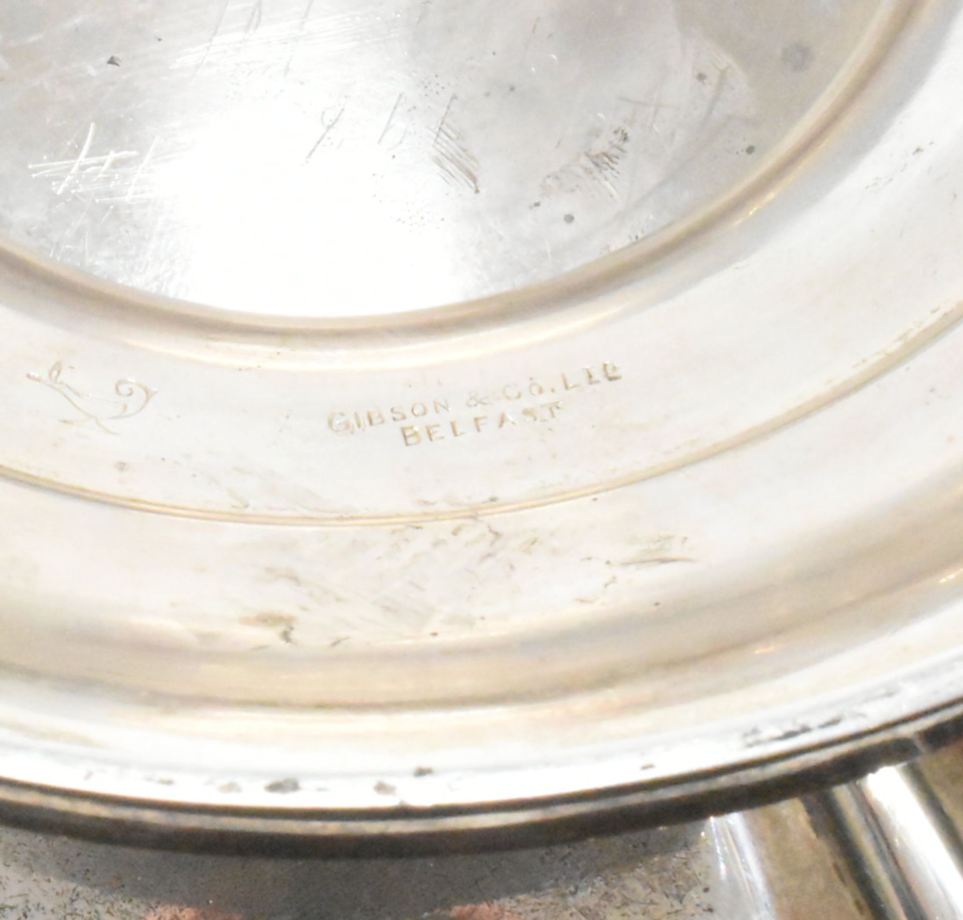 GEORGE V HALLMARKED SILVER PUNCH BOWL - Image 14 of 18