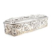 VICTORIAN HALLMARKED SILVER BOX BY WALKER & HALL