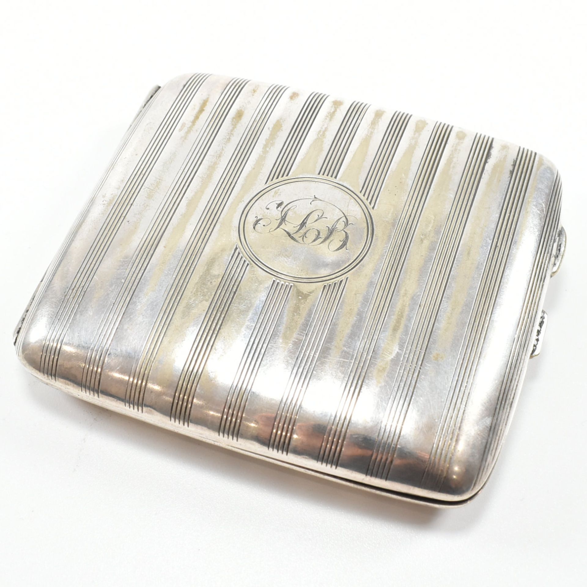 COLLECTION OF 20TH CENTURY SILVER PLATE WHITE METAL & ALPACCA CIGARETTE CASES - Image 12 of 15