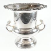 SILVER PLATED VINTAGE AMERICAN CHAMPAGNE ICE BUCKET