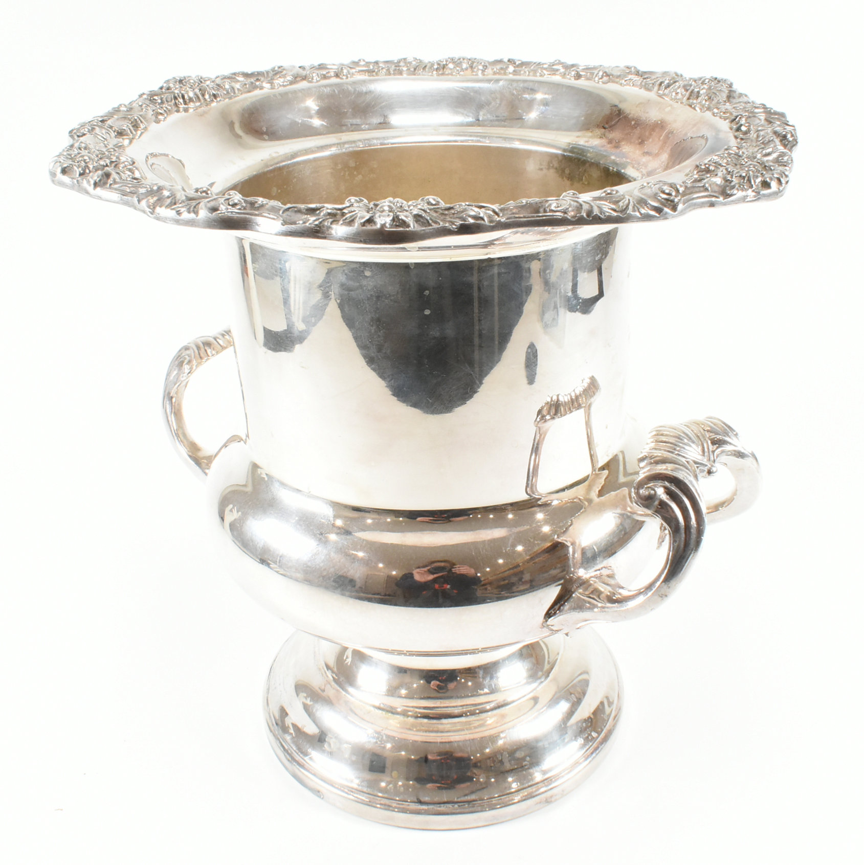 SILVER PLATED VINTAGE AMERICAN CHAMPAGNE ICE BUCKET - Image 9 of 13