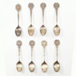 EIGHT GEORGE V HALLMARKED SILVER RIFLE CLUB PRIZE SPOONS