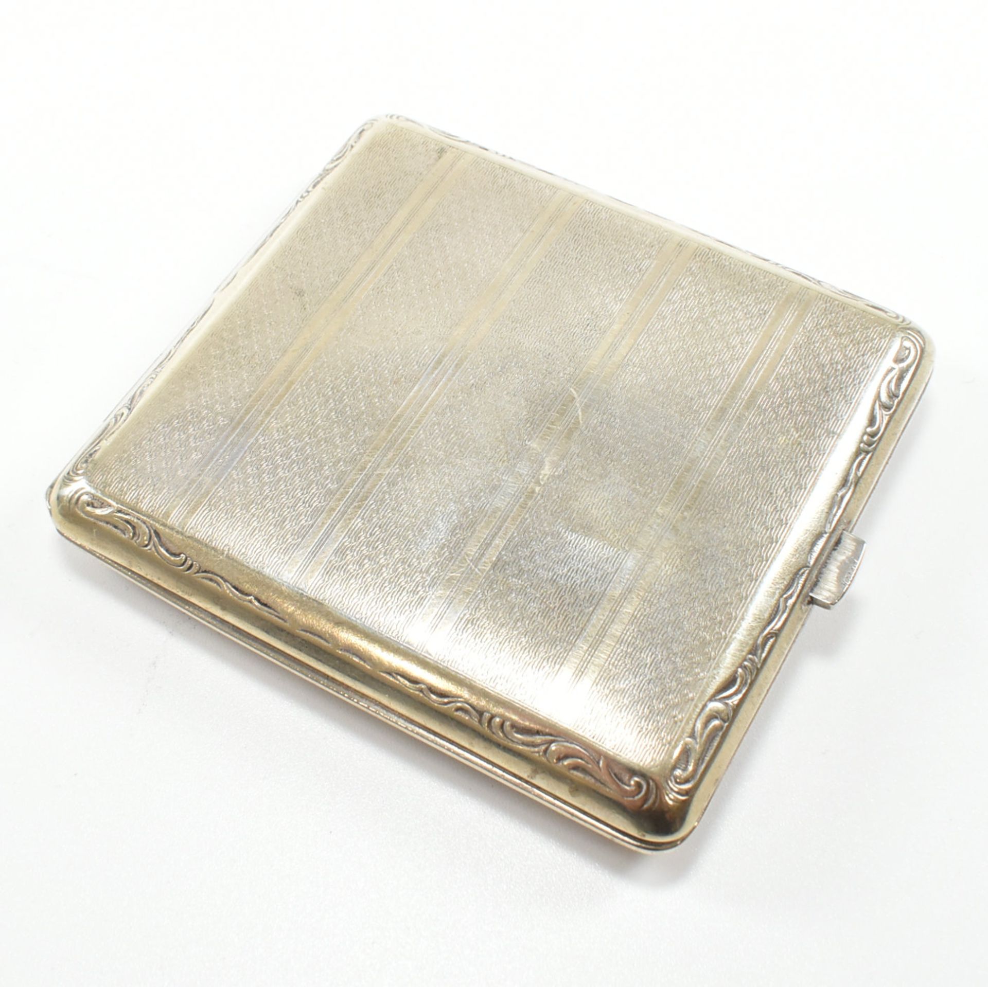 COLLECTION OF 20TH CENTURY SILVER PLATE WHITE METAL & ALPACCA CIGARETTE CASES - Image 15 of 15