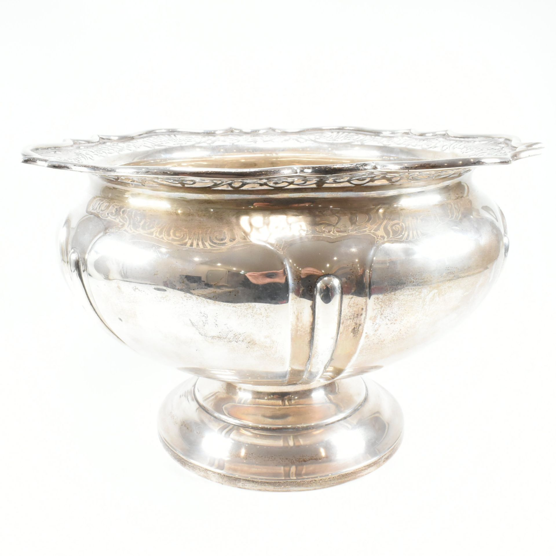 GEORGE V HALLMARKED SILVER PUNCH BOWL - Image 2 of 18