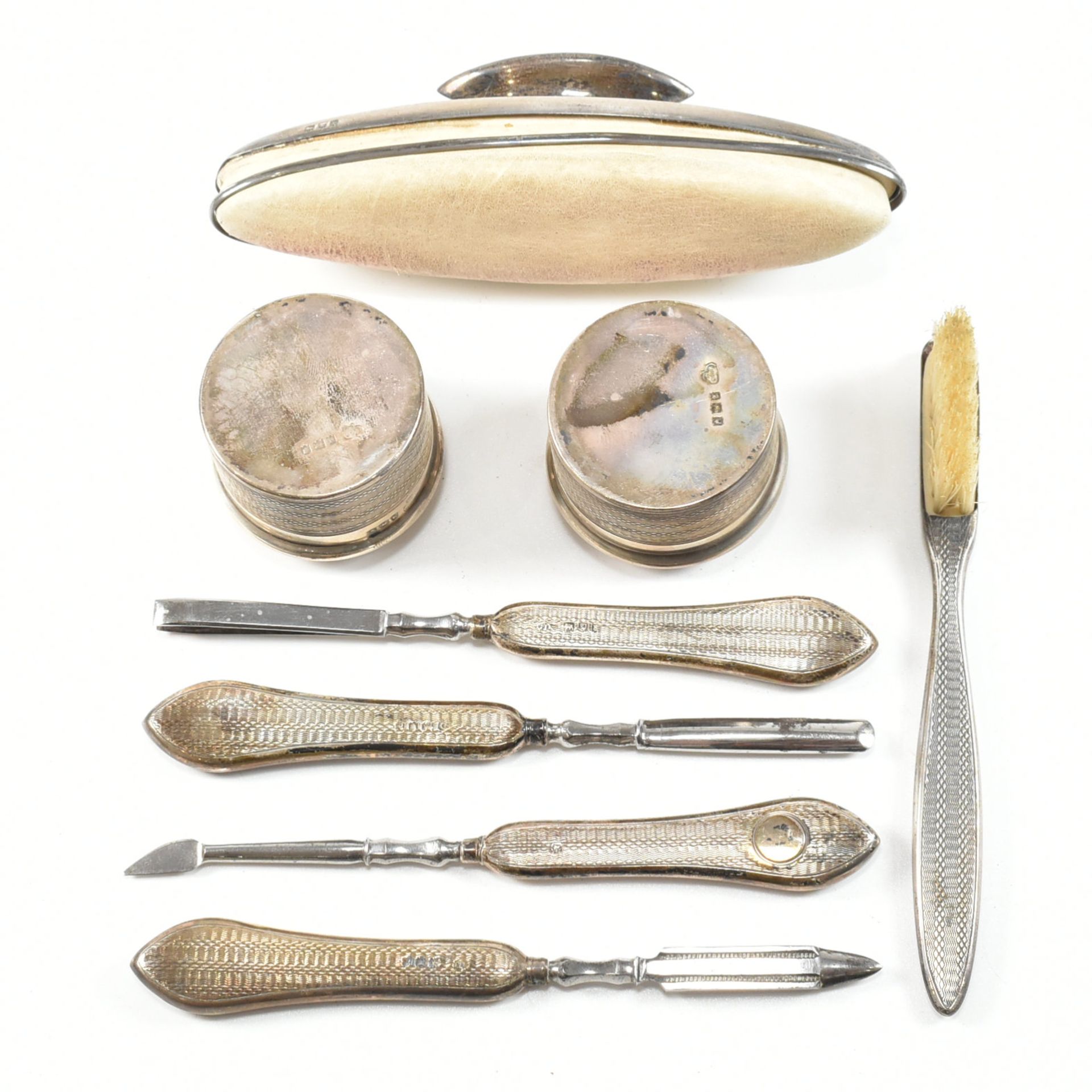 EARLY 20TH CENTURY HALLMARKED SILVER & WHITE METAL ITEMS - Image 4 of 16