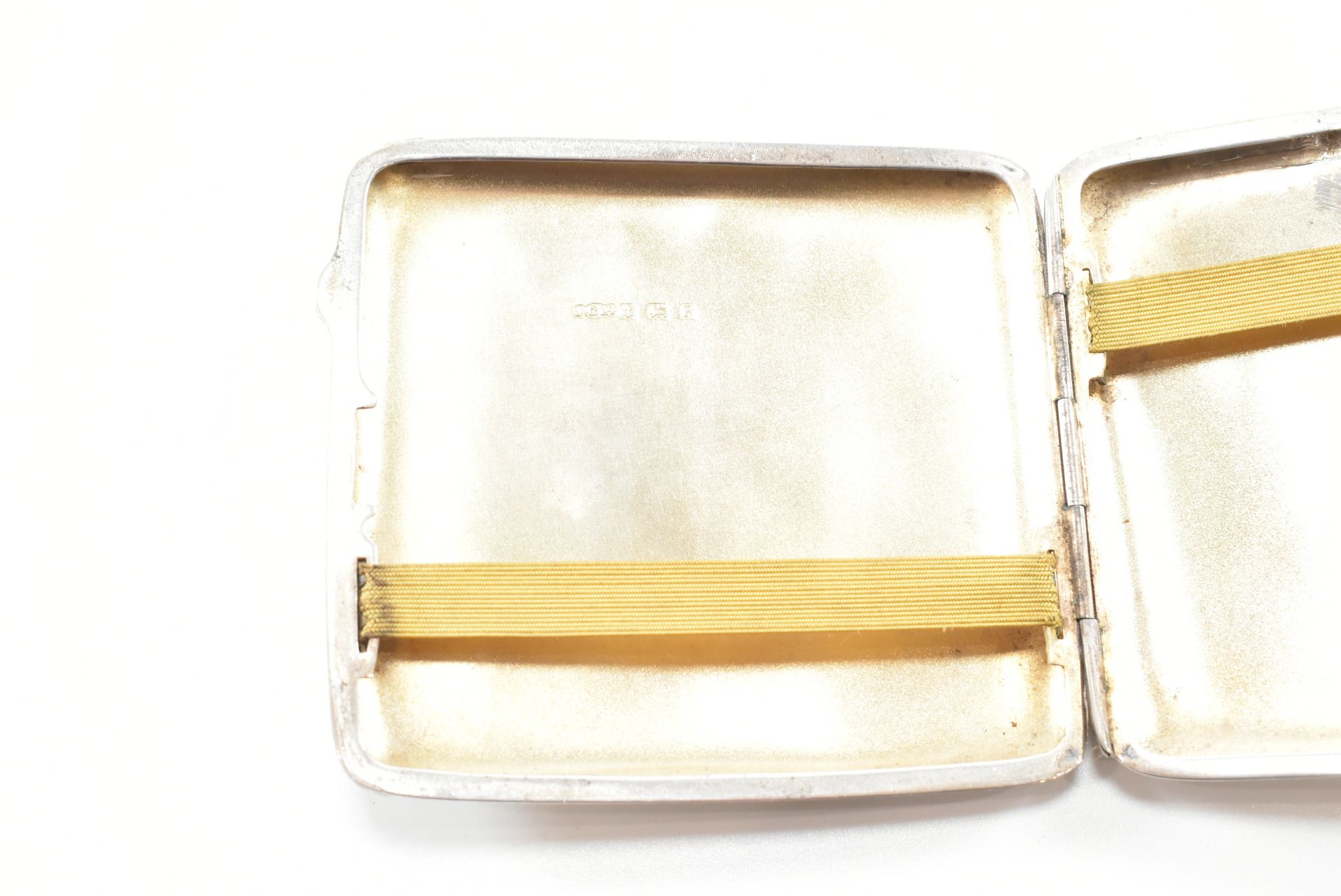 COLLECTION OF EARLY 20TH CENTURY ART DECO HALLMARKED SILVER CIGARETTE & VESTA CASE - Image 10 of 14