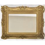 19TH CENTURY GILTWOOD & GESSO OVERMANTEL MIRROR