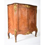 FRENCH LOUIS KINGWOOD & ORMOLU BOMBE CUPBOARD DRESSER