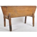 19TH CENTURY COUNTRY PINE FRENCH DOUGH BIN ON STAND