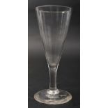 GEORGE II 1740 PLAIN STEM DWARF ALE GLASS