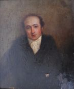 THOMAS LAWRENCE - A 1799 OIL ON BOARD SELF PORTRAIT PAINTING