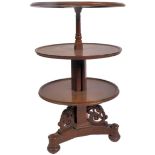 19TH CENTURY VICTORIAN THREE TIER RISE AND FALL DUMBWAITER
