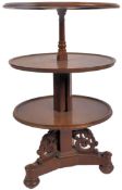 19TH CENTURY VICTORIAN THREE TIER RISE AND FALL DUMBWAITER