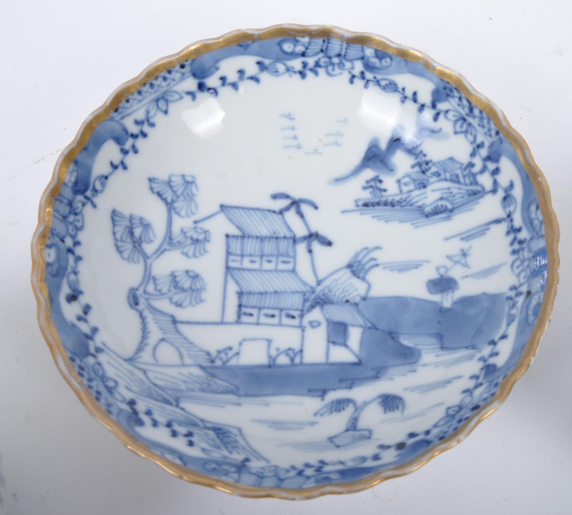 THREE 19TH CENTURY CHINESE BLUE & WHITE PORCELAIN BOWLS - Image 4 of 7