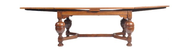 MANNER OF RUBENS - PARQUETRY INLAID REFECTORY DINING TABLE