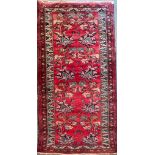 EARLY 20TH CENTURY PERSIAN SAROUK FLOOR CARPET RUG