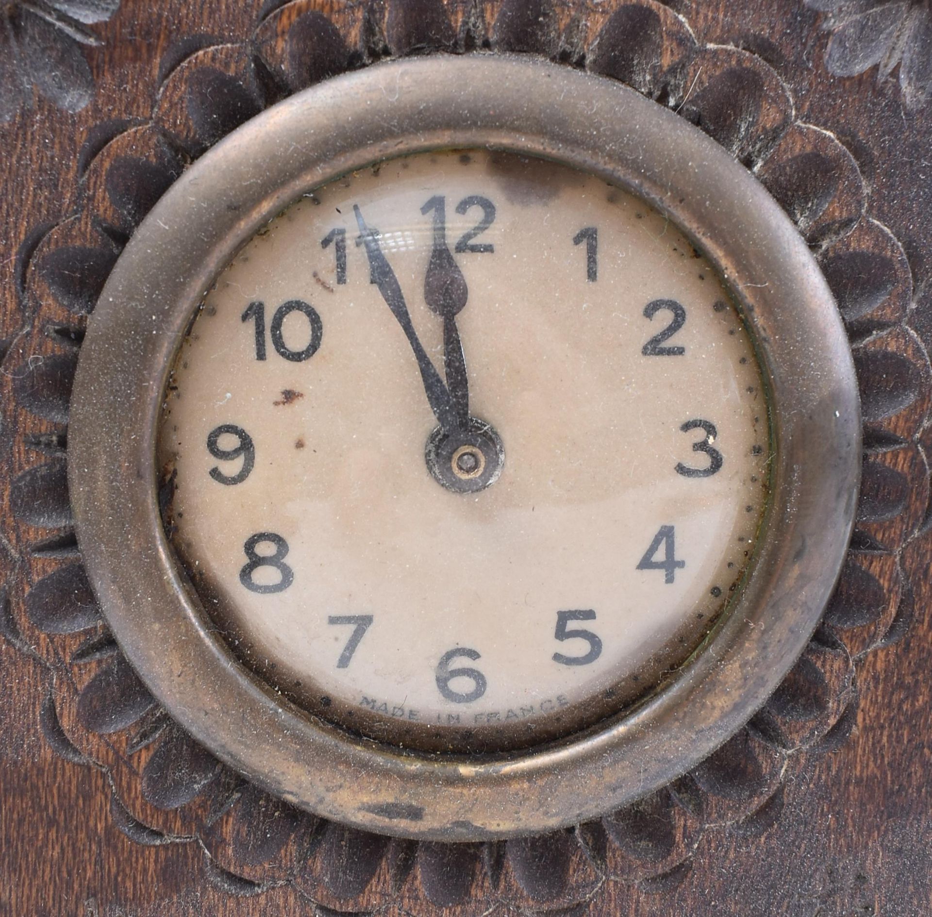 19TH FRENCH BRETON OAK MANTEL COLUMN LONGCASE CLOCK - Image 4 of 6