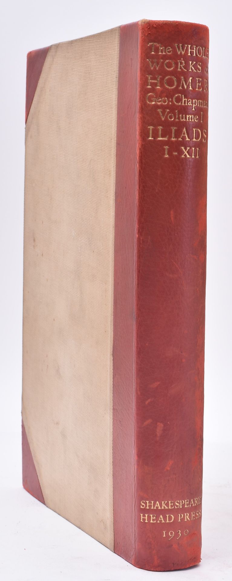 1930 - WORKS OF HOMER IN FIVE VOLUMES - SHAKESPEARE HEAD - Image 3 of 8