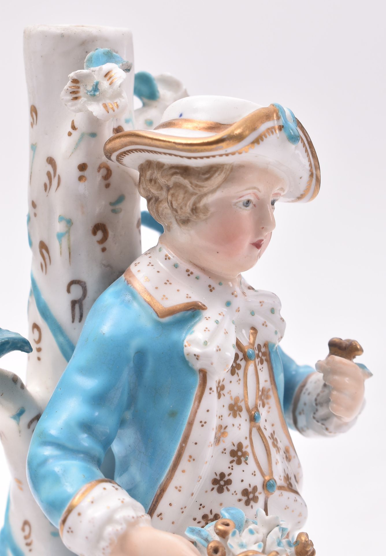 EARLY 19TH CENTURY CONTINENTAL GERMAN PORCELAIN FIGURE - Image 6 of 7