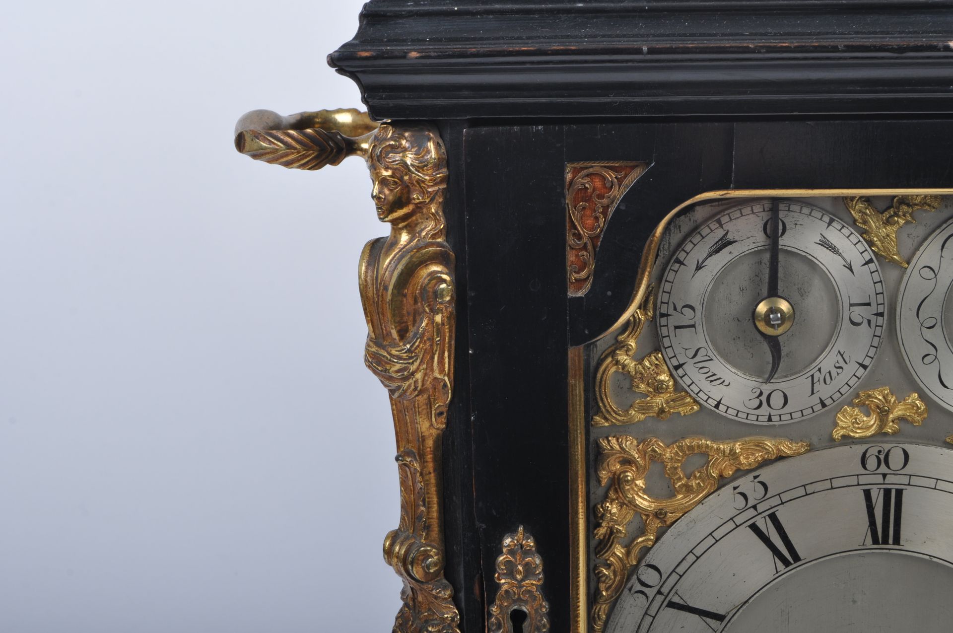 VICTORIAN ORMOLU & EBONISED EIGHT BELLS MUSICAL BRACKET CLOCK - Image 7 of 13