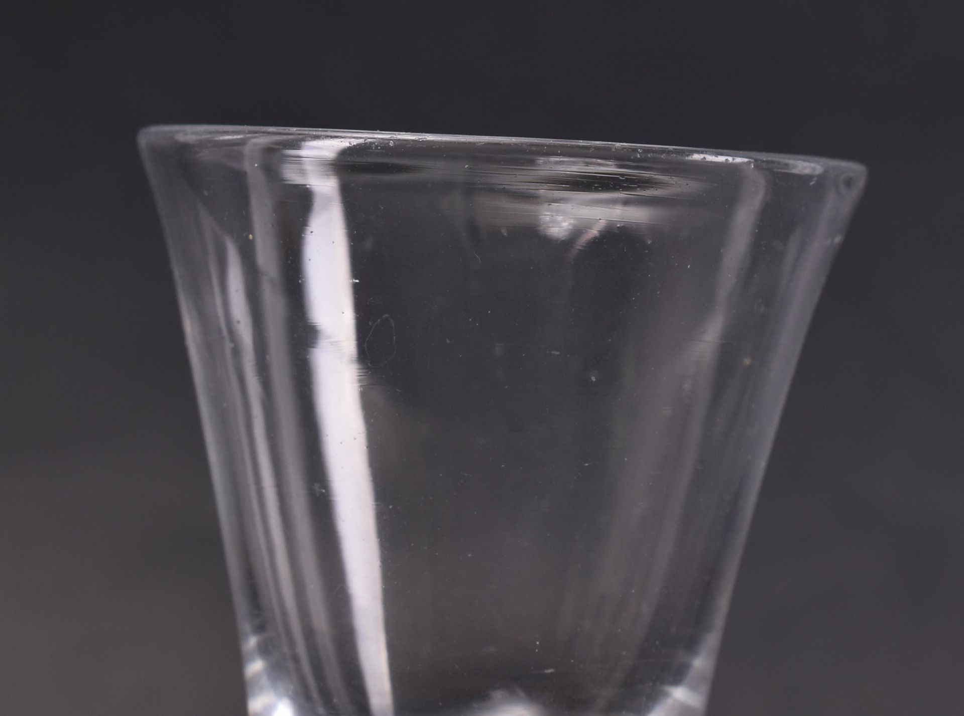 18TH CENTURY GEORGE III AIR DOUBLE TWIST SERIES WINE GLASS - Image 2 of 5