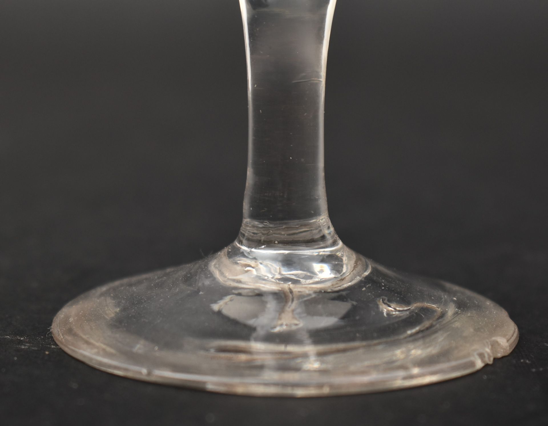 GEORGE II 1740 PLAIN STEM DWARF ALE GLASS - Image 2 of 3