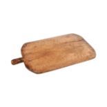 19TH CENTURY TURKISH RUSTIC WOODEN BREAD / CHEESE BOARD