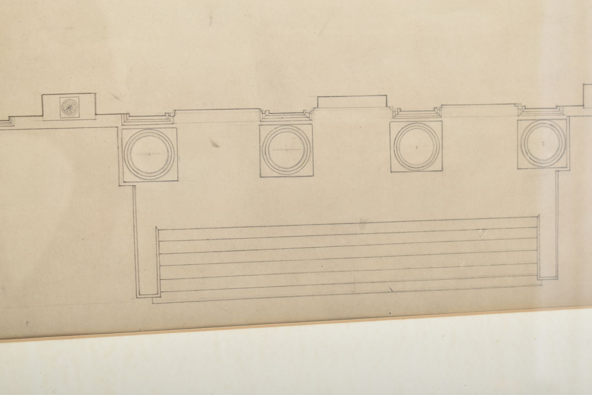 MID-LATE 19TH CENTURY RUSSIAN CATHEDRAL HAND DRAWN PLAN - Image 5 of 6