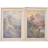 FRANK HIDER - PAIR OF LANDSCAPE OIL ON CANVAS PAINTINGS