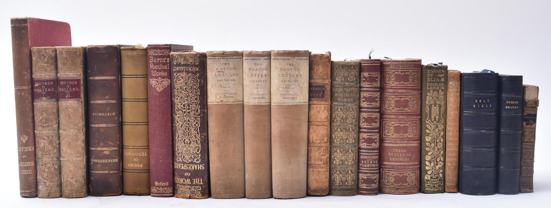 COLLECTION OF MOSTLY 19TH & EARLY 20TH CENTURY BINDINGS