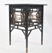 E.W. GODWIN FOR COLLINSON & LOCK - ANGLO-JAPANESE SIDE TABLE