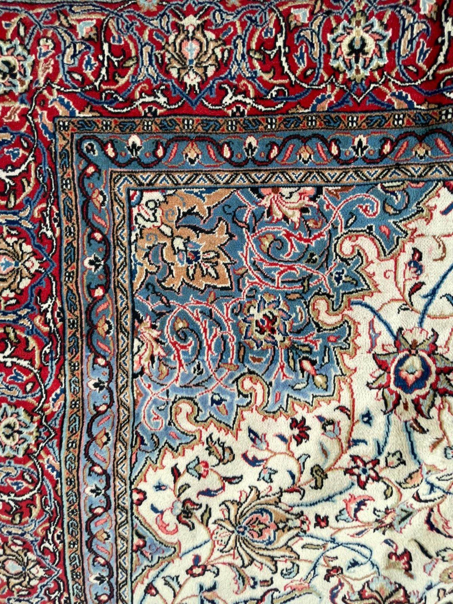 EARLY 20TH CENTURY NORTH WEST PERSIAN SAROUK FLOOR CARPET - Bild 3 aus 7