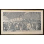 AFTER W. P. FRITH - THE RAILWAY STATION - VICTORIAN ENGRAVING