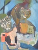 KERSTIN MCGREGOR (B.1962-2012) - UNTITLED CATS