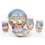 MARY KEMBERY - COLLECTION OF STUDIO POTTERY COUNTRYWARE