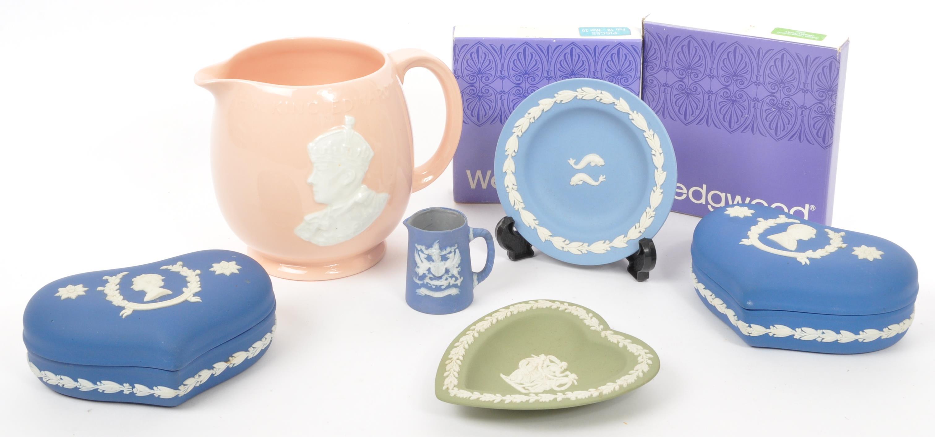 WEDGWOOD - JOHNSON BROS - CERAMIC JASPERWARE ITEMS