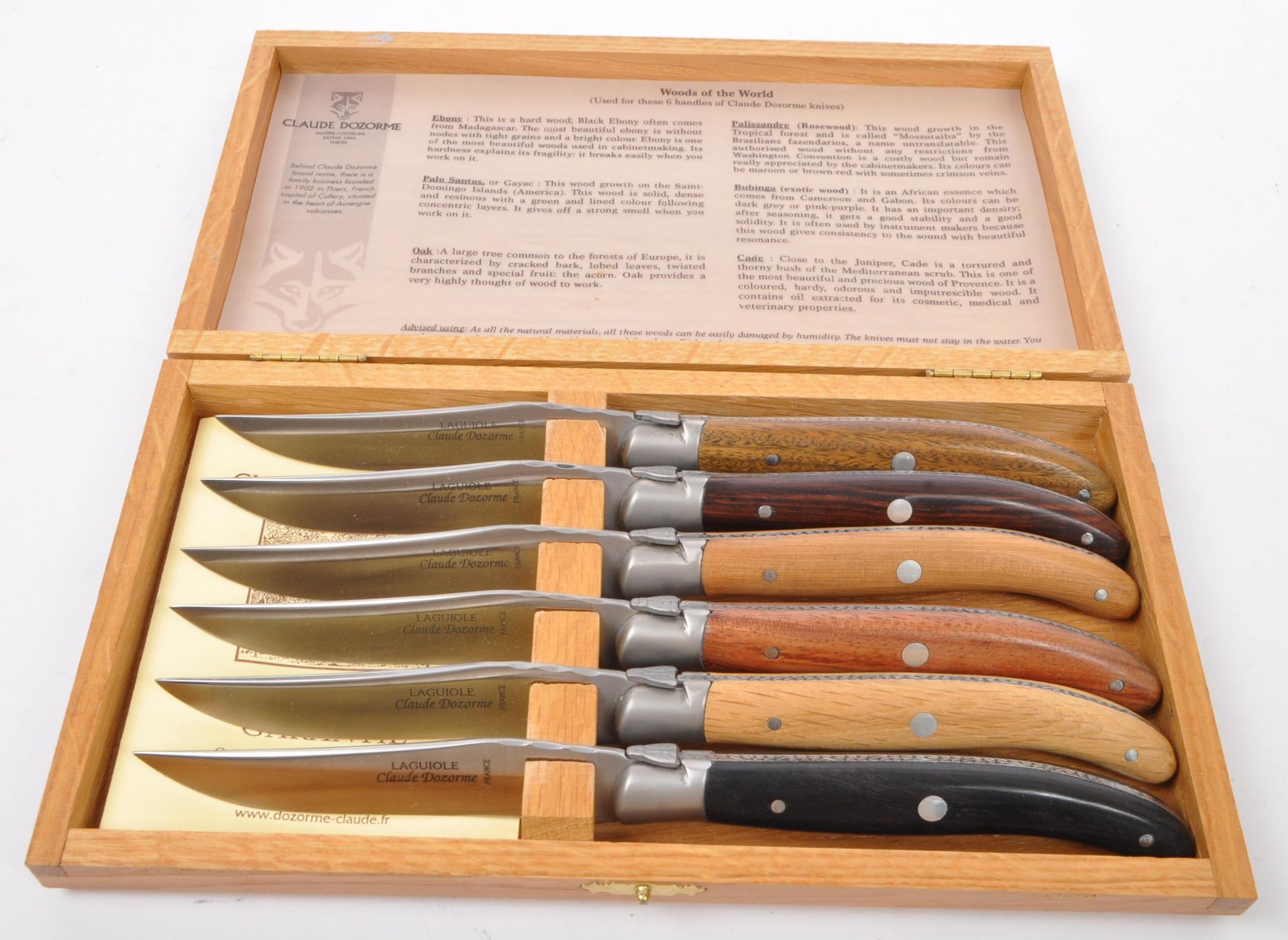 CLAUDE DOZORME - FRENCH MODERN DESIGN - TABLE KNIVES - Image 4 of 6