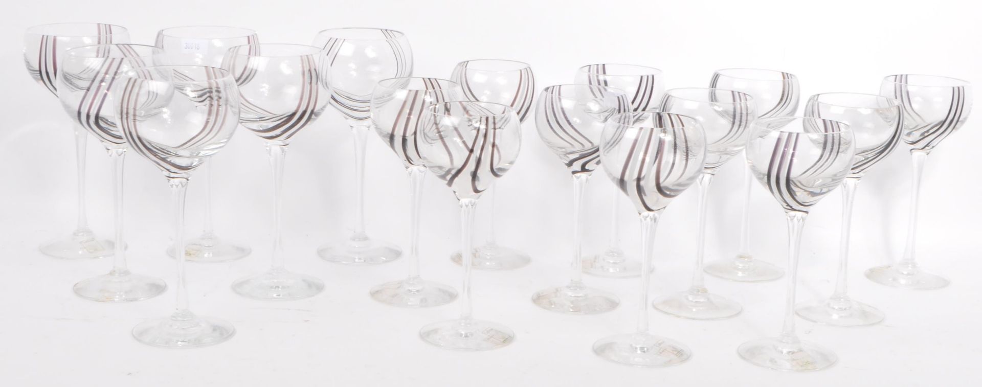 COLLECTION OF CAITHNESS CRYSTAL GLASSES - PANACHE PATTERN - Image 2 of 13