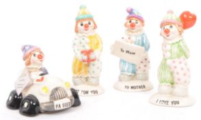 BESWICK - COLLECTION OF 20TH CENTURY CHINA CLOWN FIGURES