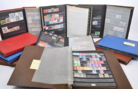 LARGE COLLECTION BRITISH & FOREIGN POSTAGE STAMP ALBUMS