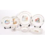 WEDGWOOD - COLLECTION OF PETER RABBIT CHINA PORCELAIN PLATES