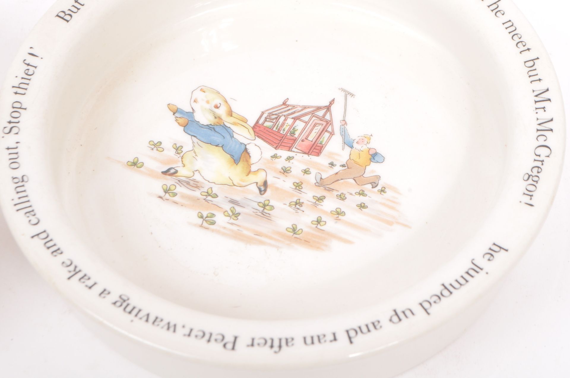 WEDGWOOD - COLLECTION OF PETER RABBIT CHINA PORCELAIN PLATES - Image 6 of 9