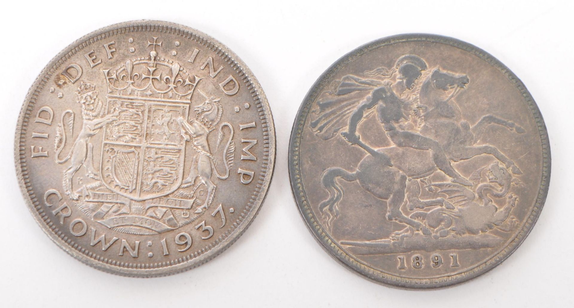 VICTORIAN 19TH CENTURY SILVER CROWN COIN