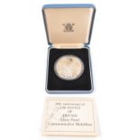 ROYAL MINT SILVER PROOF BATTLE OF BRITAIN MEDALLION 1990