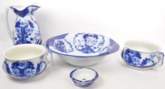 WOODS & SONS - GLENWOOD PATTERN - CHAMBER POT WASH SET