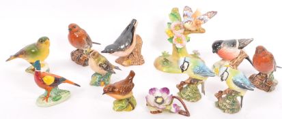 COLLECTION OF VINTAGE 20TH CENTURY BESWICK CERAMIC BIRDS