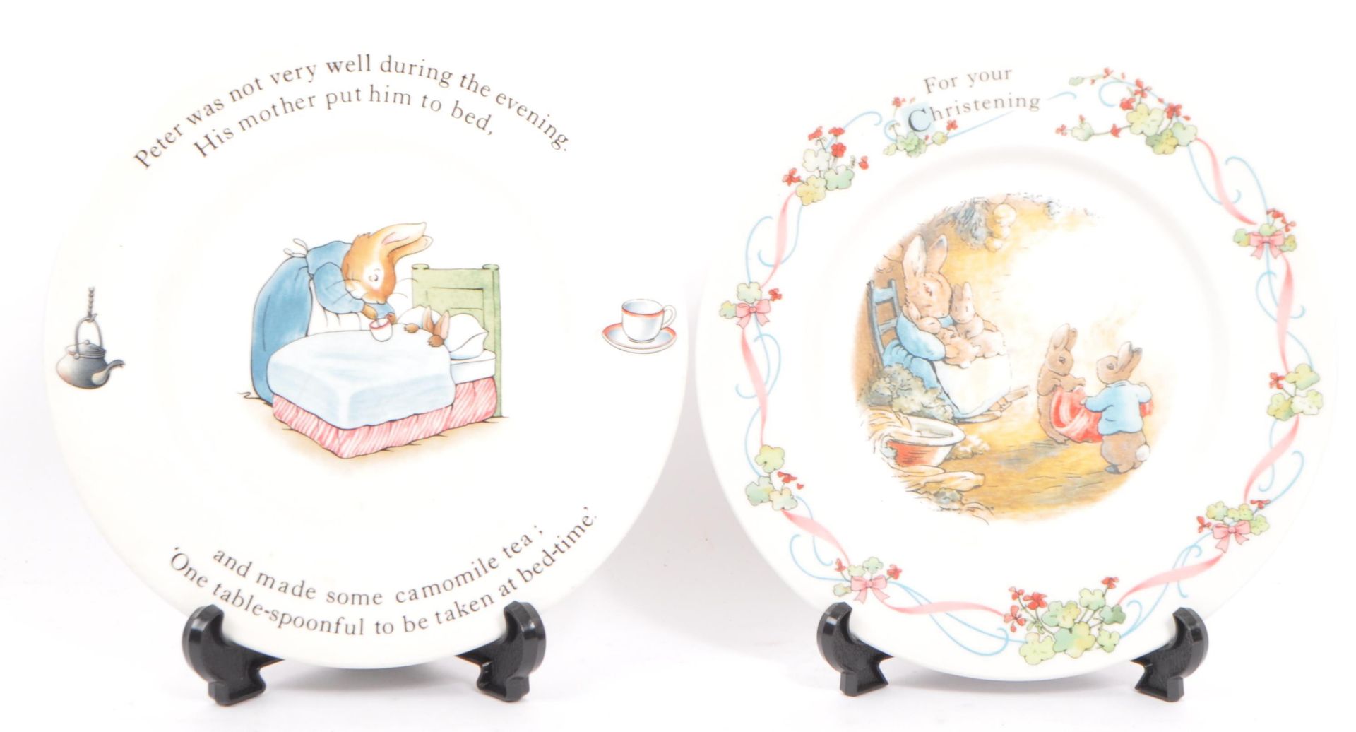 WEDGWOOD - COLLECTION OF PETER RABBIT CHINA PORCELAIN PLATES - Image 4 of 9