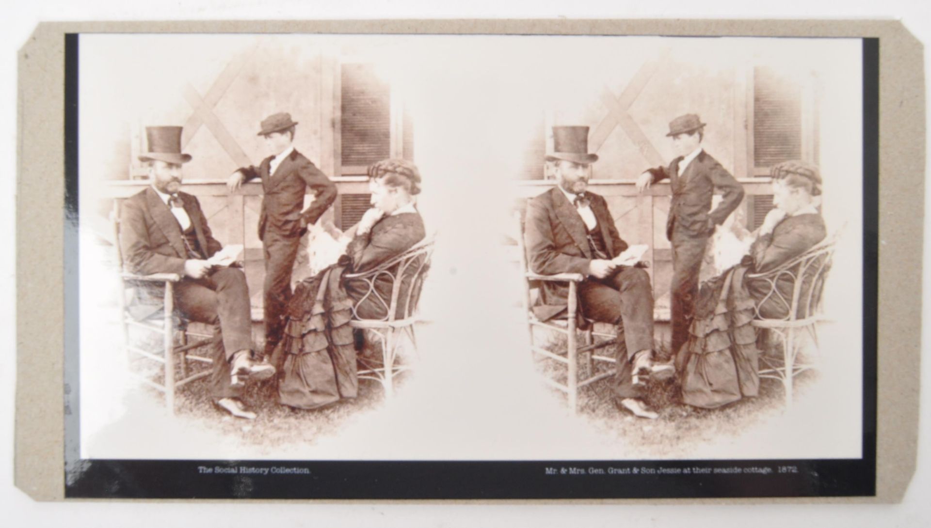 COLLECTION OF SOCIAL HISTORY STEREOSCOPIC STEREOSCOPE CARDS - Bild 7 aus 9